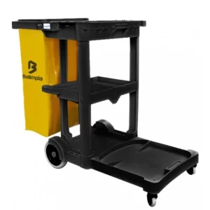 Carro Funcional America Black Tampa Simples - Bralimpia