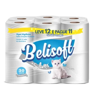 Papel Higienico Fs 12X30M Silver Belisoft