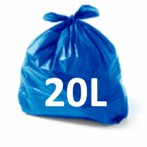 Saco P/Lixo 20L Az 100 Un Induplast