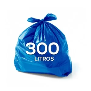 Saco P/Lixo 300L Az 50Un Forte Induplast