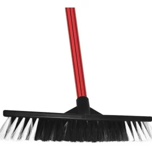 Vassoura Pelo Sintetico 40Cm Base Plastica C/Cabo