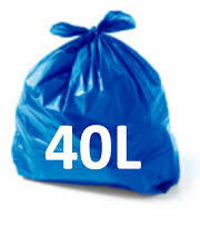 Sacola P/Lixo 40L Az 100Un Vimpel