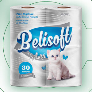 Papel Higienico  Fs 4X30M Silver Belisoft