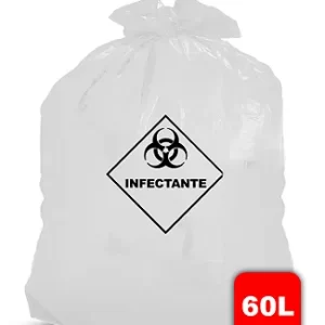 Sacola P/Lixo 60L Infectante 100Un Gigante
