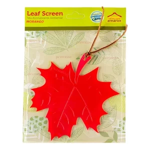Aromatizante Leaf Screen Morango Pra Carro - Premisse