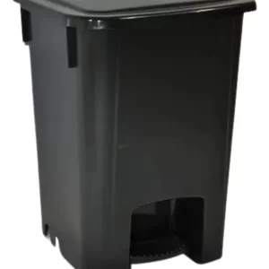 Lixeira C/Pedal 15L Preta Bralimpia