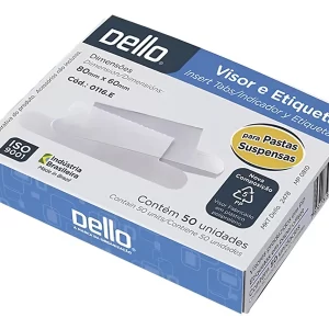 Etiqueta Visor P/Pasta Suspensa Cx 50Un
