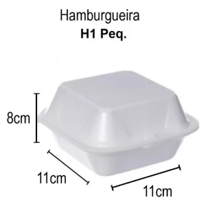 Hamburgueira Isopor C/200Un Copoplast - Ch1
