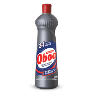 Limpa Inox E Vidro Qboa 500Ml