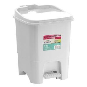 Lixeira C/ Pedal Br 15L Plasmont
