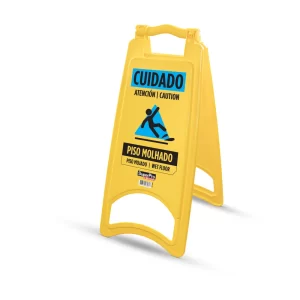 Placa Sinalizadora "Piso Molhado" Bettanin