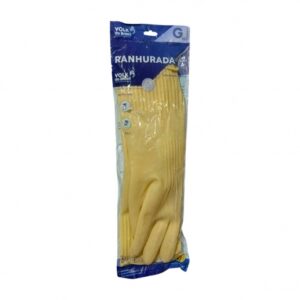 Luva Ranhurada Natural Volk - G