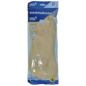 Luva Ranhurada Natural Volk - P