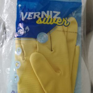 Luva Verniz Silver Amarela Volk - P