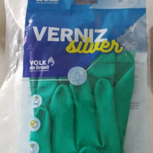 Luva Verniz Silver Verde Volk - P