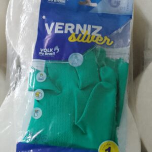 Luva Verniz Silver Verde Volk - G