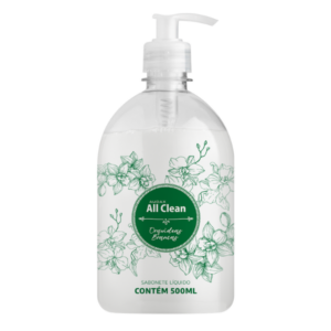 Sabonete Liquido Orquideas Brancas Pump All Clean 500Ml Audax