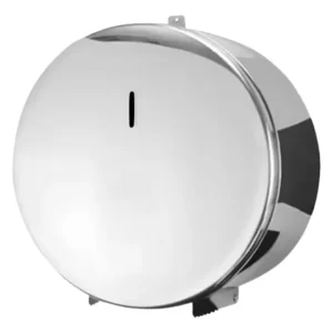 Dispenser Papel Higienico Rolão C/ Porta Cadeado - Inox