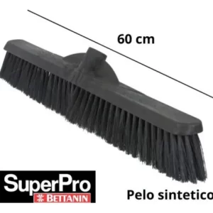 Vassoura Pelo Sintetico 60Cm Base Plastica S/Cabo Bettanin