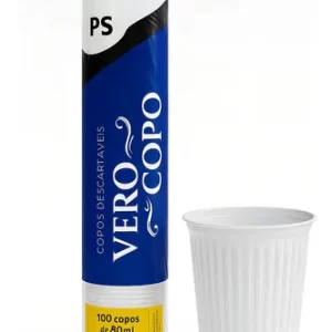 Copo Descartavel 80Ml 100Un Verocopo